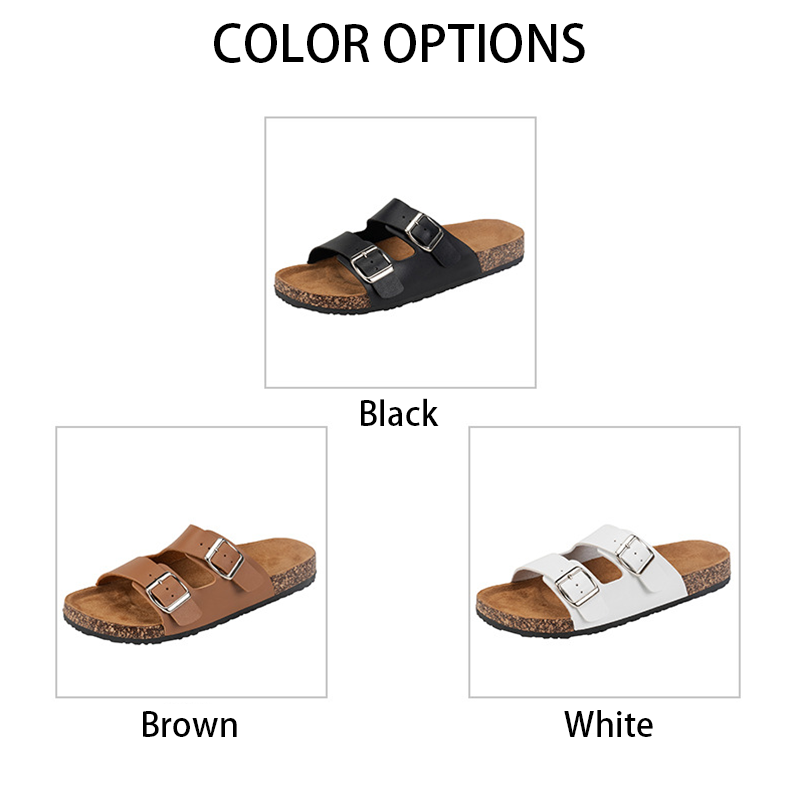 Men's Classic Cork Beach Slippers - Non-slip Comfort