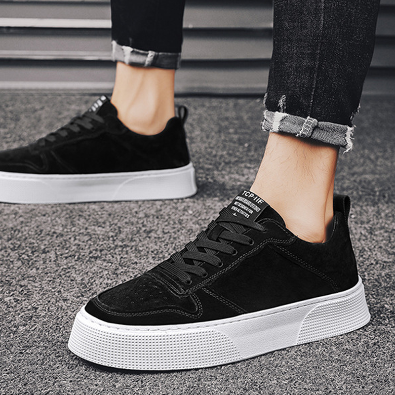 Classic Men's Casual Sneakers, Breathable Comfortable Walking Shoes, Non-Slip Thick Sole Lightweight Tennis Shoes for Gym Workout and Daily Wear