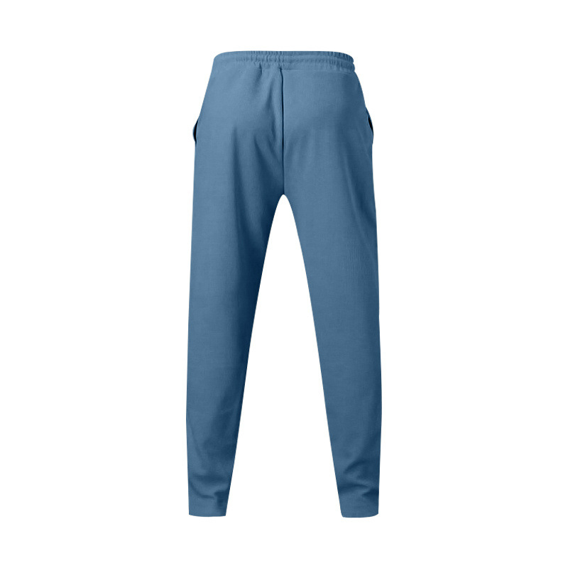 Men's High-Waisted Solid Color Casual Sweatpants with Adjustable Drawstring – Perfect for Sports & Everyday Comfort