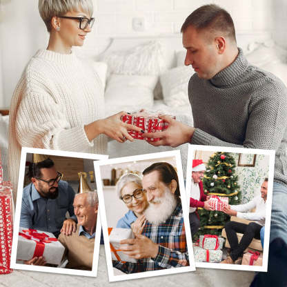 🔥Give The Elders A Warm Winter🍃Plush Leather Beret，Waterproof Cold-Weather Cap For Dad & Grandfather Gifts