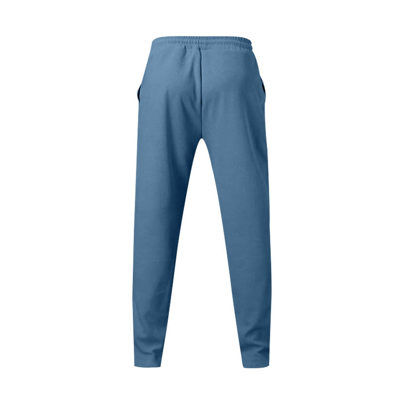 Men's High-Waisted Solid Color Casual Sweatpants with Adjustable Drawstring – Perfect for Sports & Everyday Comfort