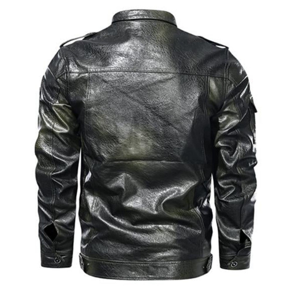MEN’S CASUAL LEATHER JACKET