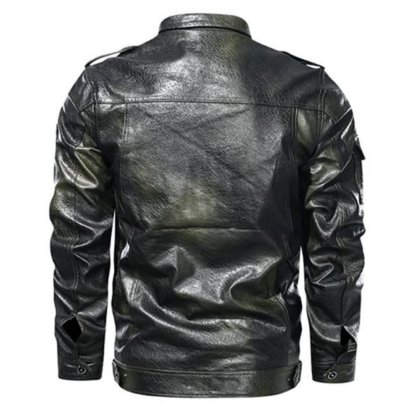 MEN’S CASUAL LEATHER JACKET