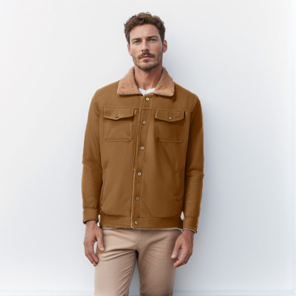 Men's Padded Cargo Casual Jacket