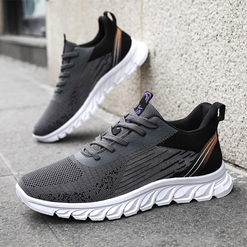 Mens Running Shoes Air Cushion Fashion Sneakers Breathable Tennis Walking Casual Gym Shoes Men