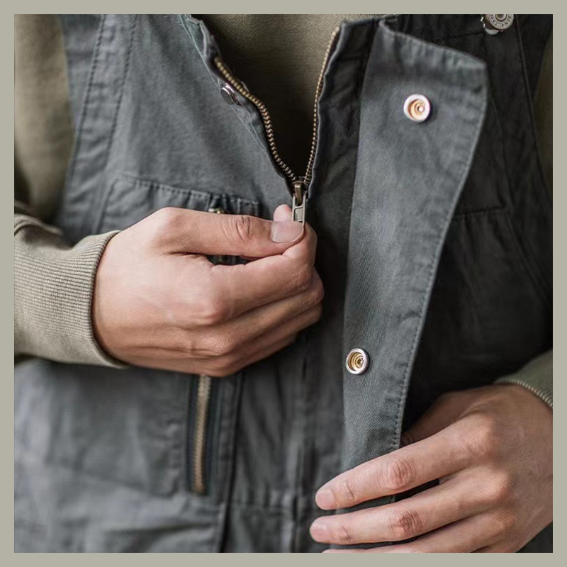 Men's Heavy Duty 1000gsm Cotton Work Clothes - Straight Leg Utility Pants With Adjustable Suspenders And 8+ Multi-Function Pockets