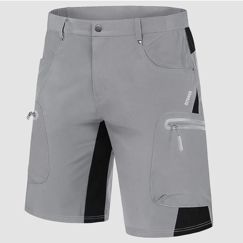 Men's Quick-Dry Workout Shorts with Reinforced Pockets Breathable Gym 