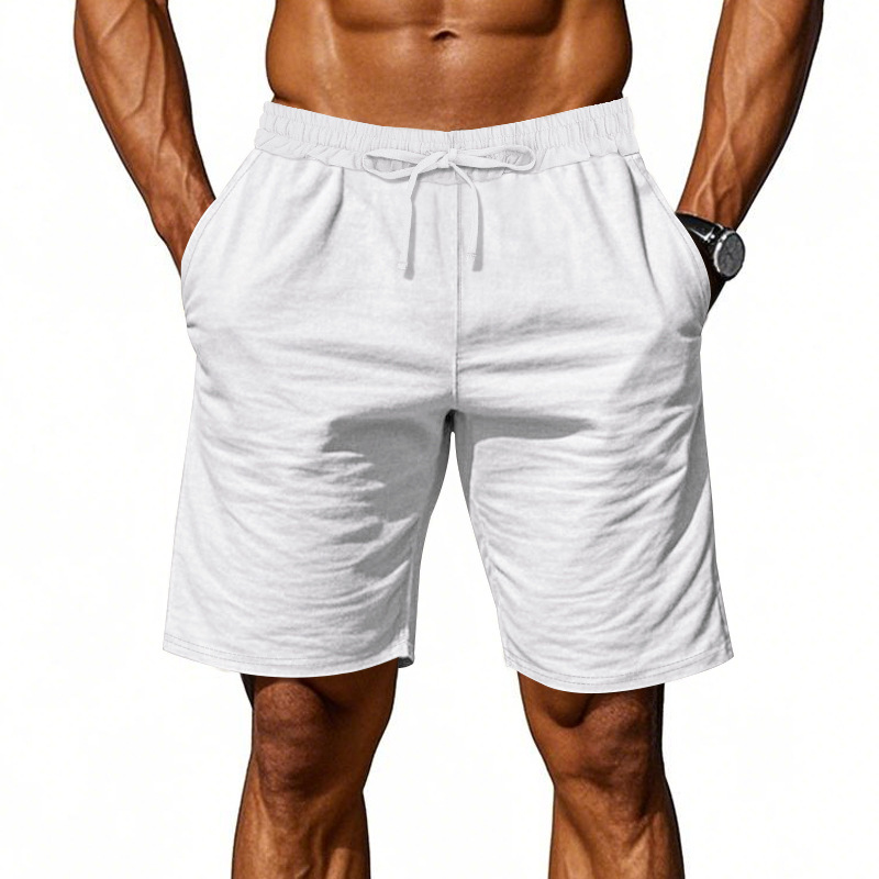 Men's Linen Summer Vacation Beach Shorts