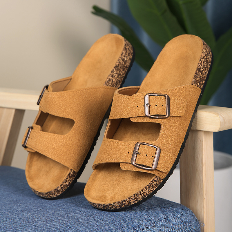 Men's Two-Strap Slides For All-Day Comfort & Versatile Styling