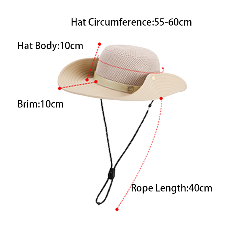 【24-Hour Shipping Out】Men's Wide Brim UPF50+ Breathable Fishing Hat