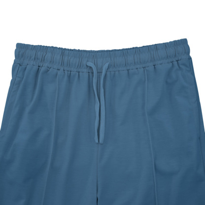 Men's High-Waisted Solid Color Casual Sweatpants with Adjustable Drawstring – Perfect for Sports & Everyday Comfort