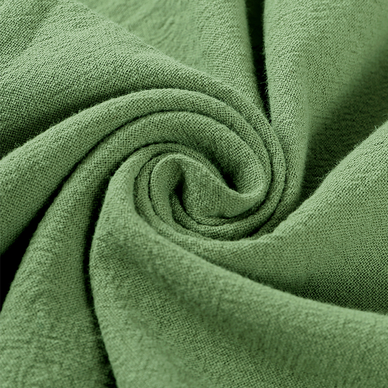 Men's Linen Cotton Short Sleeve Camp Shirt, Breathable Vacation Style Open Collar Button Shirt, Summer Essential