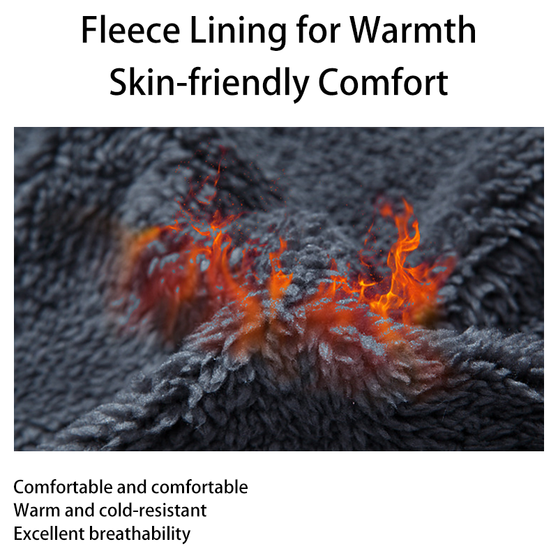 Men's Winter Warm Thick Cotton Plush Sweater Jacket, Thick & Plush Cable Knit Pullover with Stand Collar, Single Breasted Cardigan Casual Sweater Knitwear