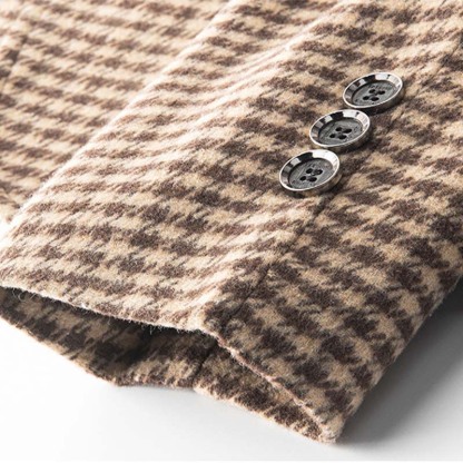 Men’s Casual Plaid Blazer Jacket for Spring and Fall | Slim Fit Stylish Versatile Suit Coat for Business and Leisure