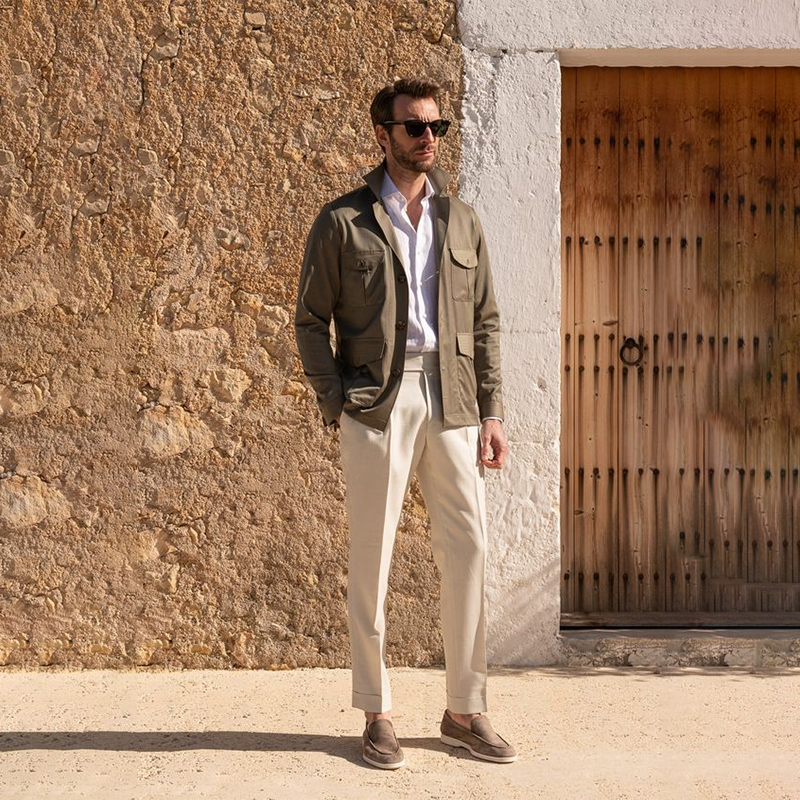 Men's Summer Breathable Slip-On Loafers，Casual Driving Shoes All-Day Comfort