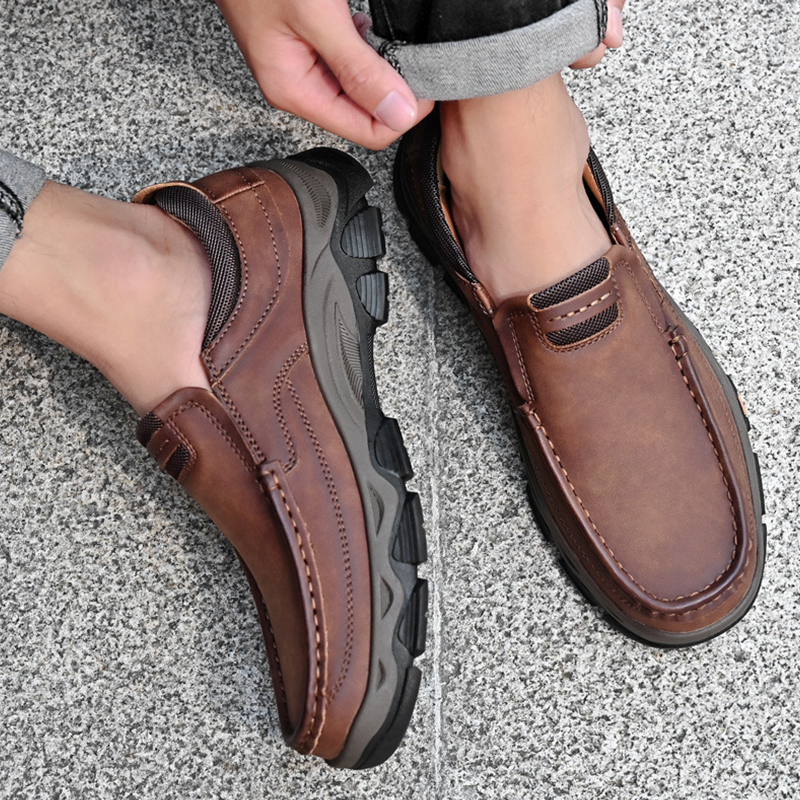 Slip-On Men's Loafers，Business Casual Penny Shoes For Men