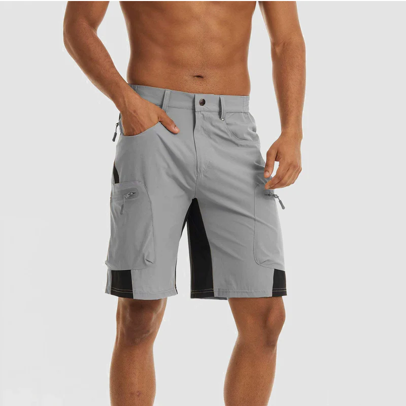 Men's Quick-Dry Workout Shorts With Reinforced Pockets, Breathable Gym Training Running Shorts For Men