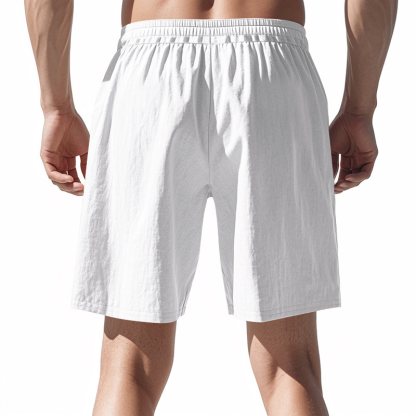 Men's Linen Summer Vacation Beach Shorts