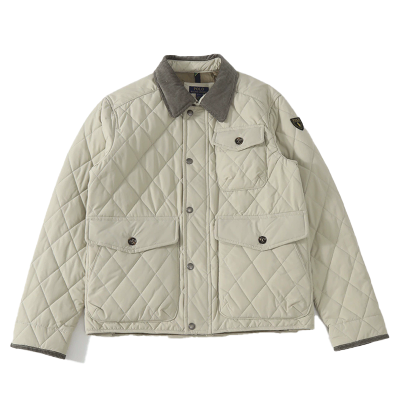 Men's Quilted Workwear Jacket, Classic Old Money Style Winter Coat