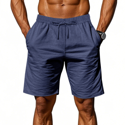 Men's Linen Summer Vacation Beach Shorts