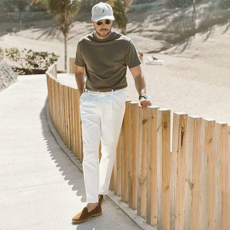 Men's Summer Breathable Slip-On Loafers，Casual Driving Shoes All-Day Comfort