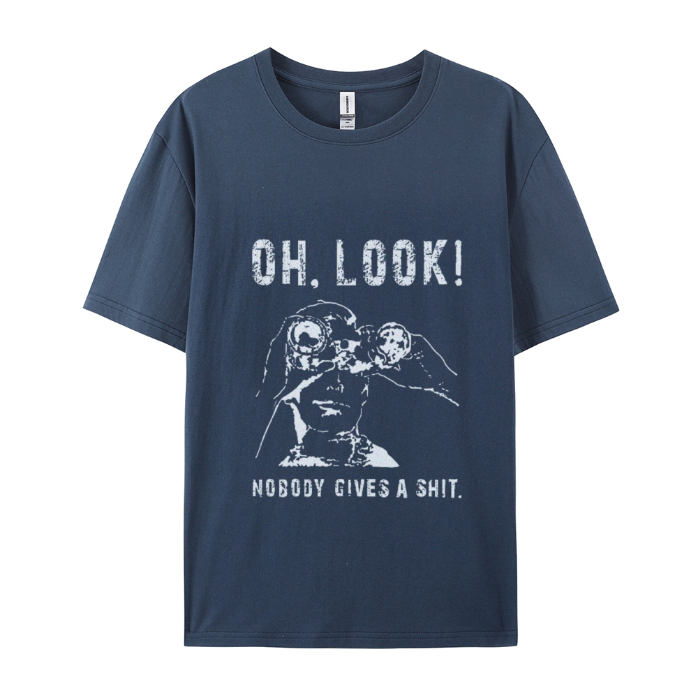 OH LOOK! Nobody Gives A Shit Cotton T-shirt