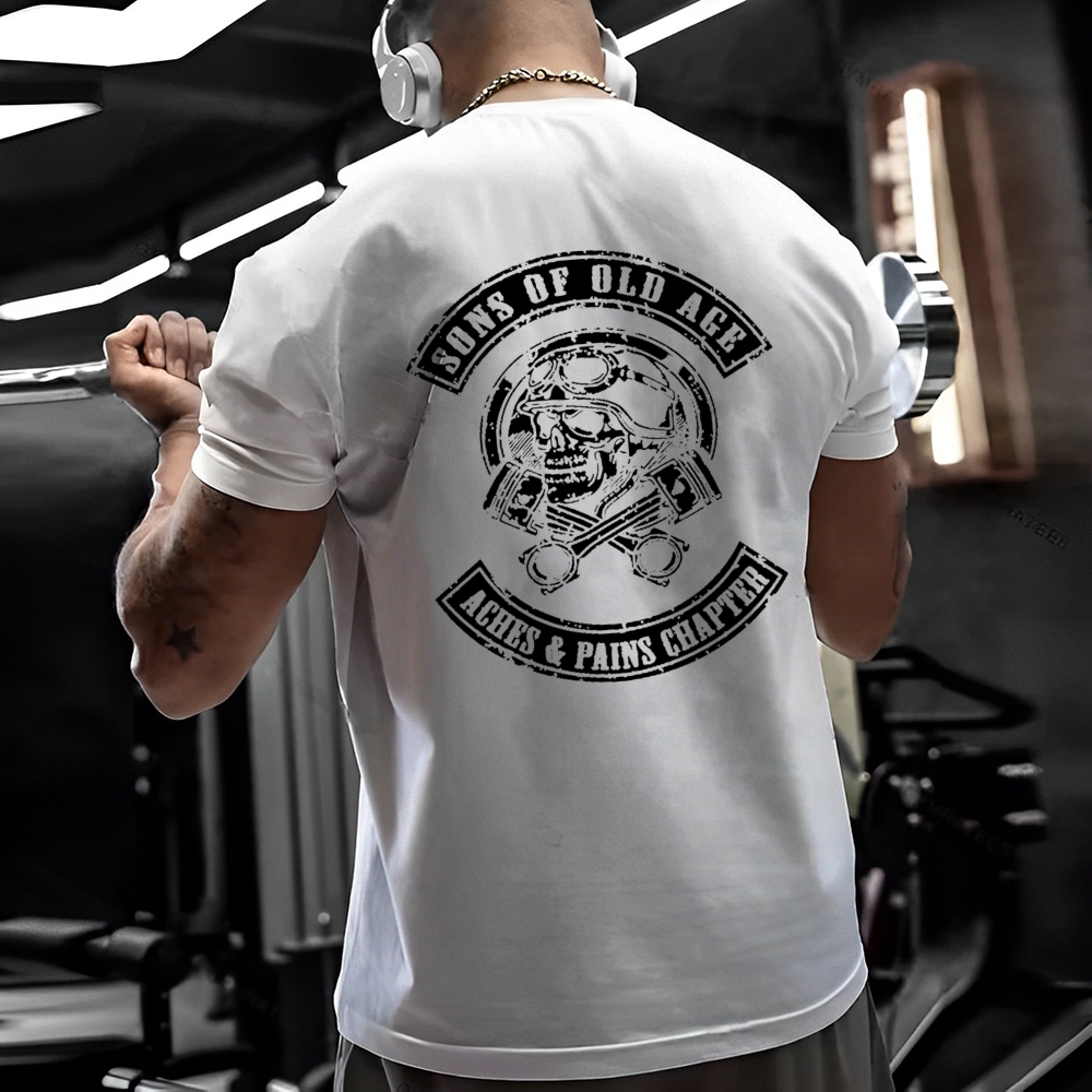 Sons Of Old Age Aches And Pain Chapter Cotton T-shirt