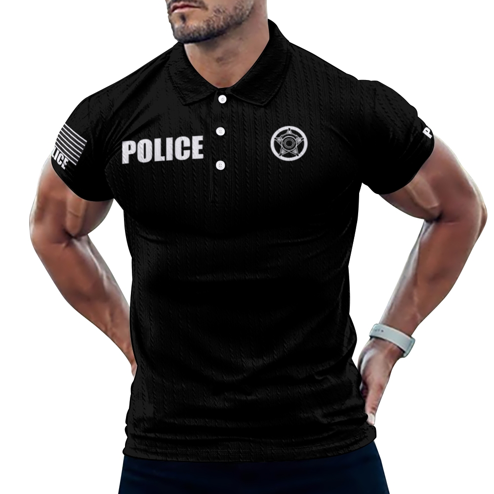 Custom Police Tactical Polo Shirt
