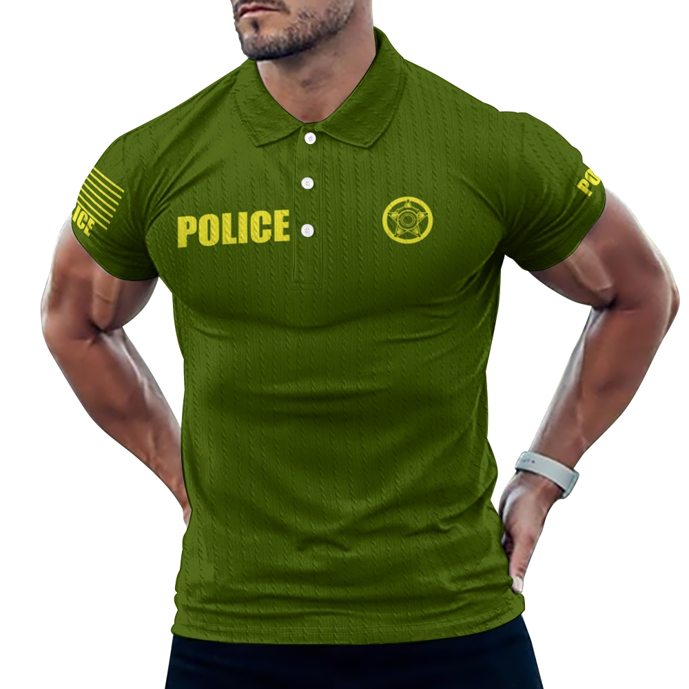 Custom Police Tactical Polo Shirt