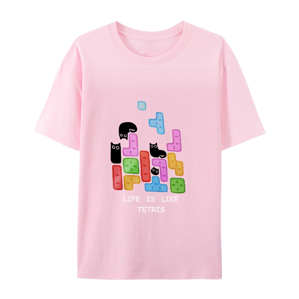 Tetris Cat T-Shirt