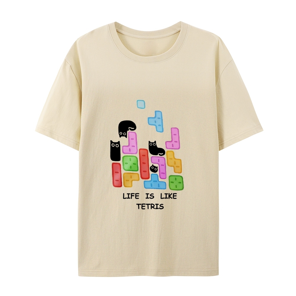 Tetris Cat T-Shirt