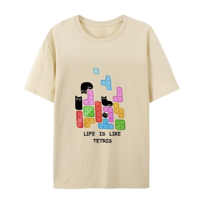 Tetris Cat T-Shirt