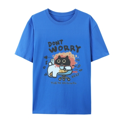 Don't Worry Cat T-Shirt
