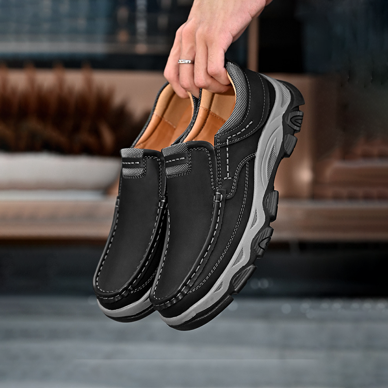 Slip-On Men's Loafers，Business Casual Penny Shoes For Men