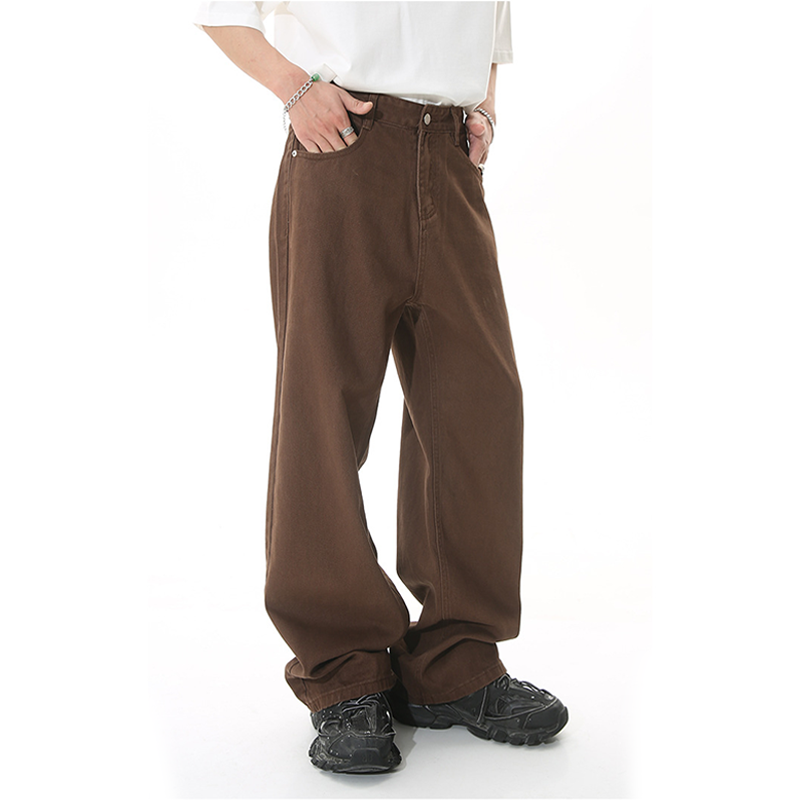 Men's Straight Loose Minimalist Jeans