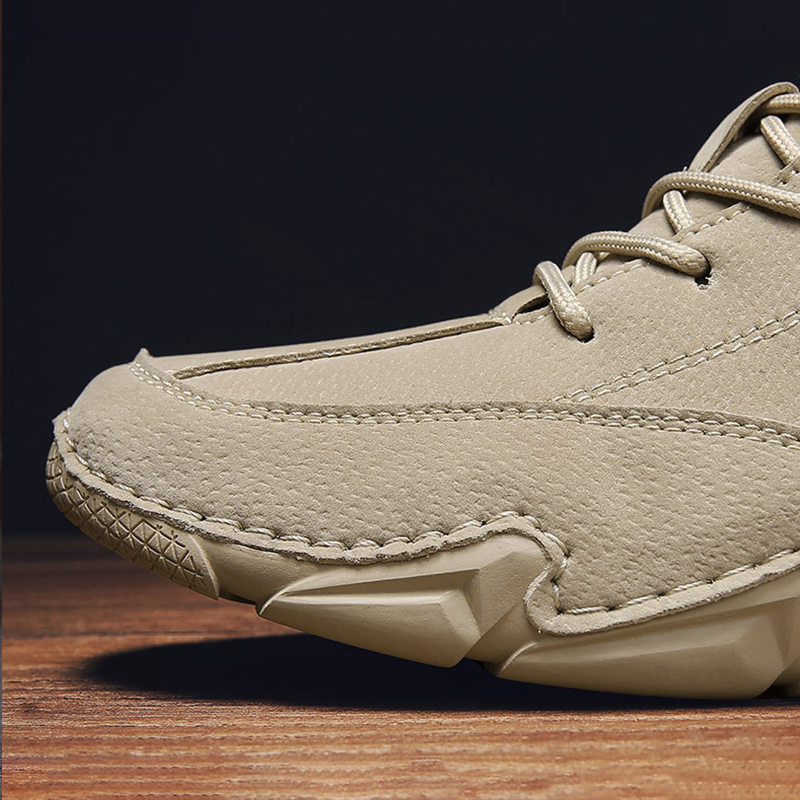 Waterproof Leather Barefoot Shoes - Ultra-Lightweight Anti-Slip Minimalist Sneakers For Hiking, Trail Running & Urban Adventure (All-Day Comfort & Weatherproof Design)