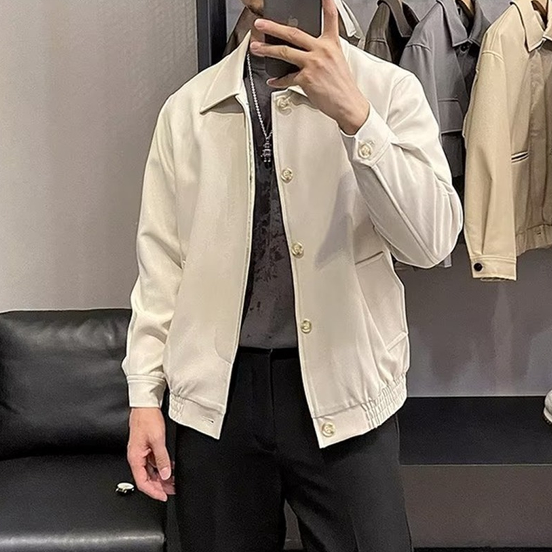 Jacket Men's Spring and Autumn High-end Light Luxury High-end Casual A