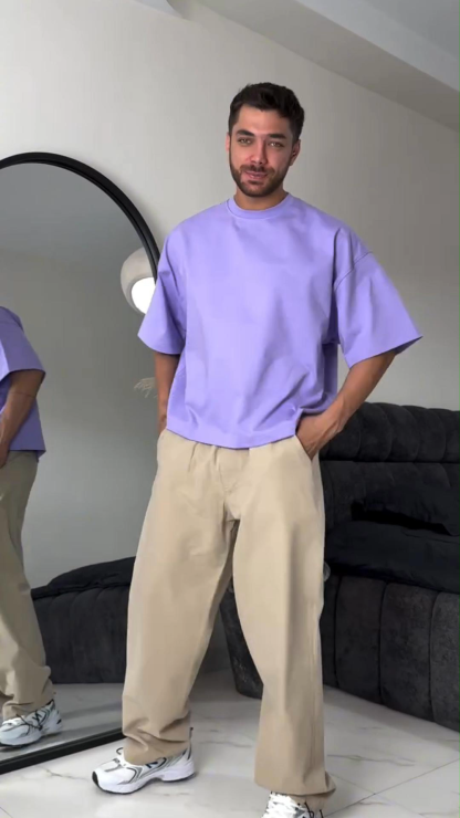 Men's Summer Loose Casual High-End Drape Overalls