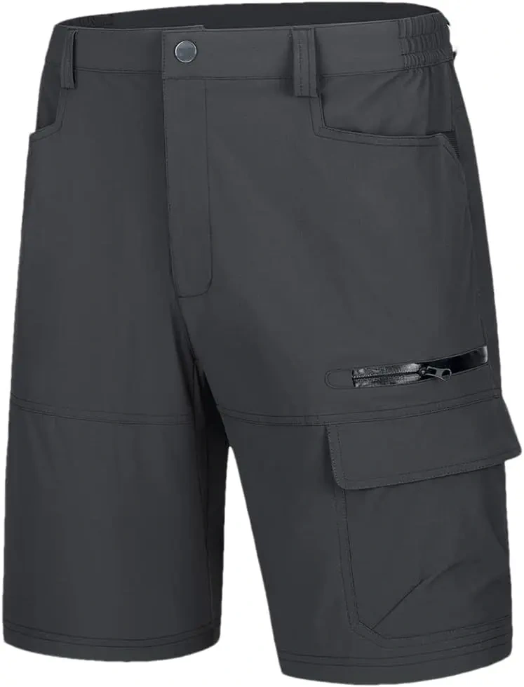Men's Summer Lightweight Quick-Dry Work Shorts(Pockets on both the fro