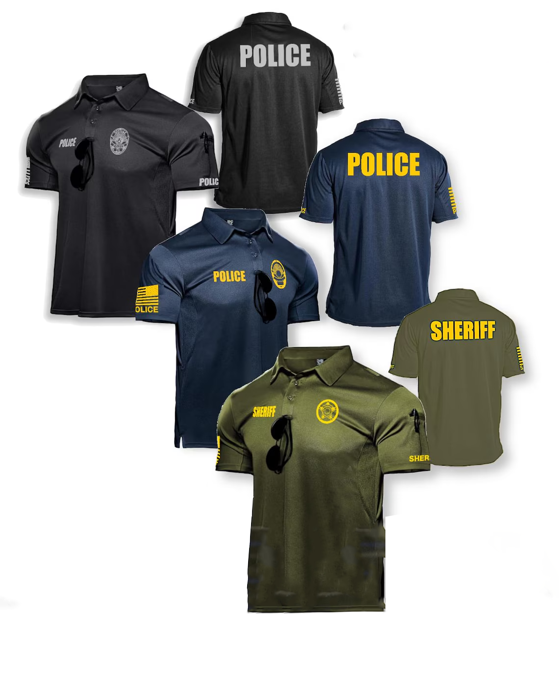 Custom Police Tactical Polo Shirt