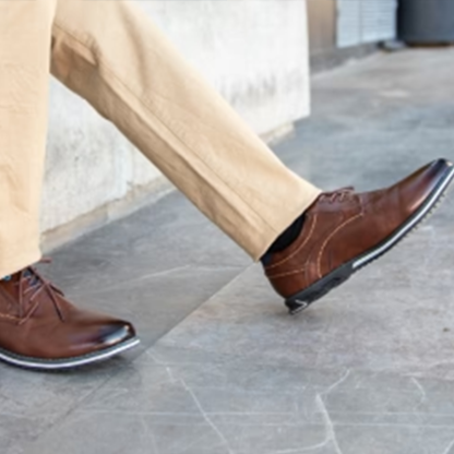 Oxford Derby Shoes For Men - British-Inspired Business Casual Leather Shoes