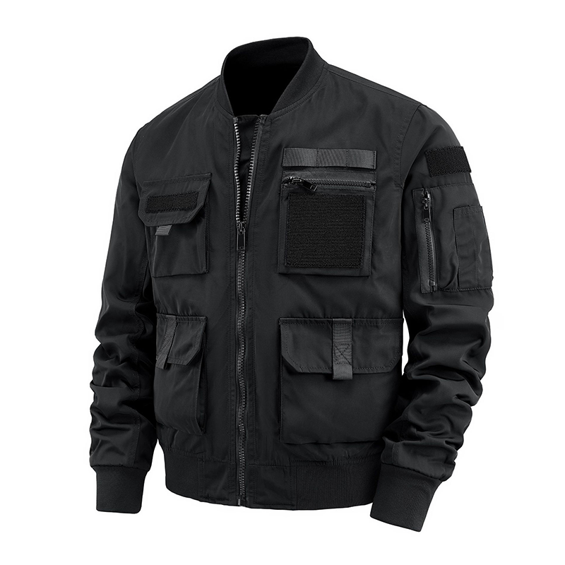 Mens Waterproof Mountain Camping Jacket - Multi-Pocket Outdoor Windbreaker With Hood, Lightweight Hiking Raincoat For Trekking, Travel & Urban Adventure