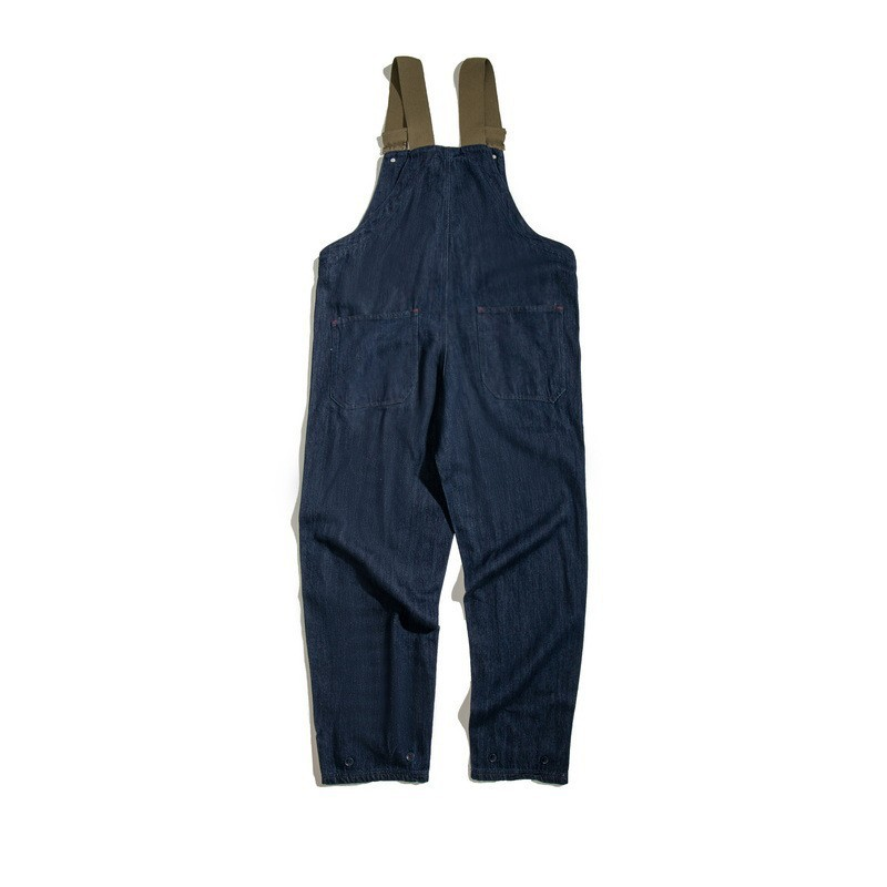 Men's Vintage American Workwear Denim Overalls