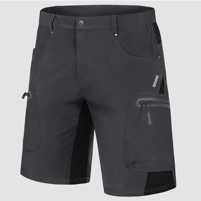 Men's Quick-Dry Workout Shorts with Reinforced Pockets Breathable Gym 