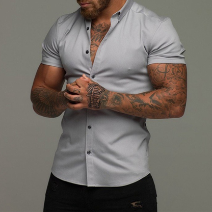 Premium Muscle Fit Gym Polo Shirt For Men