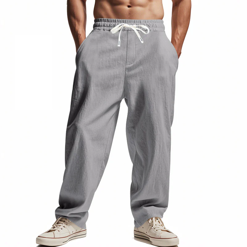 Men's Summer Loose Solid Color Casual Pants