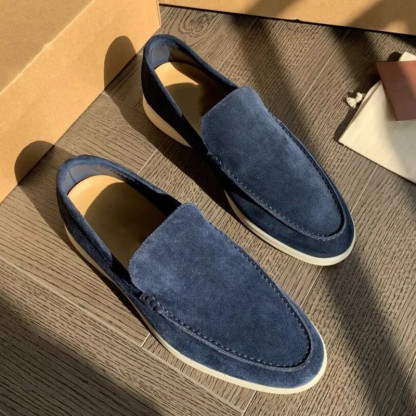 Men's Summer Breathable Slip-On Loafers，Casual Driving Shoes All-Day Comfort