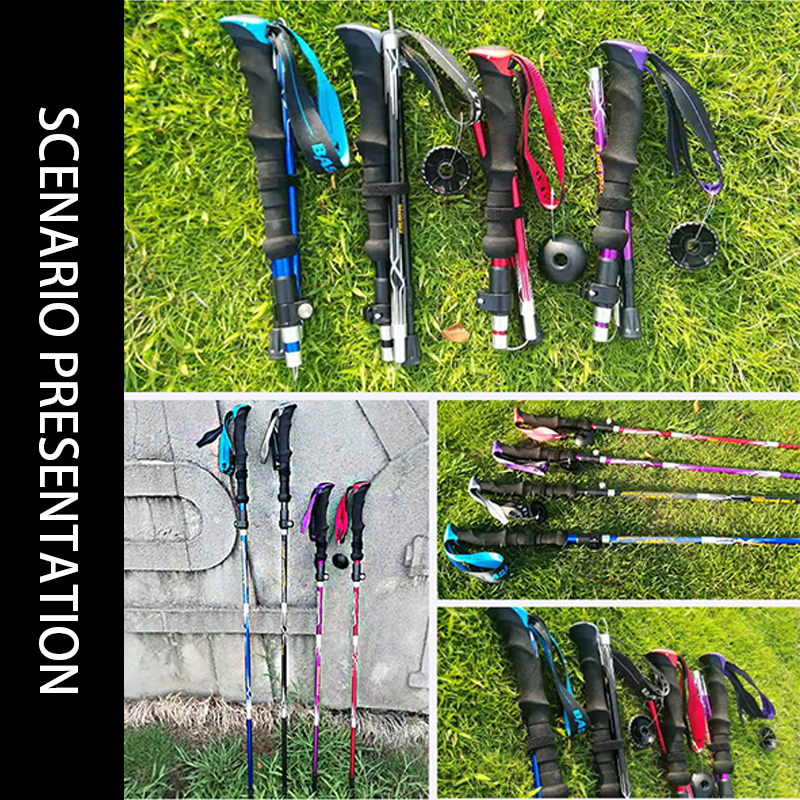 3-Section Collapsible Trekking Poles