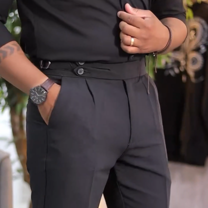 Men's Napoli Slim Fit Stretch Suit Pants | Tailored Business Casual Pants For The Office And Travel