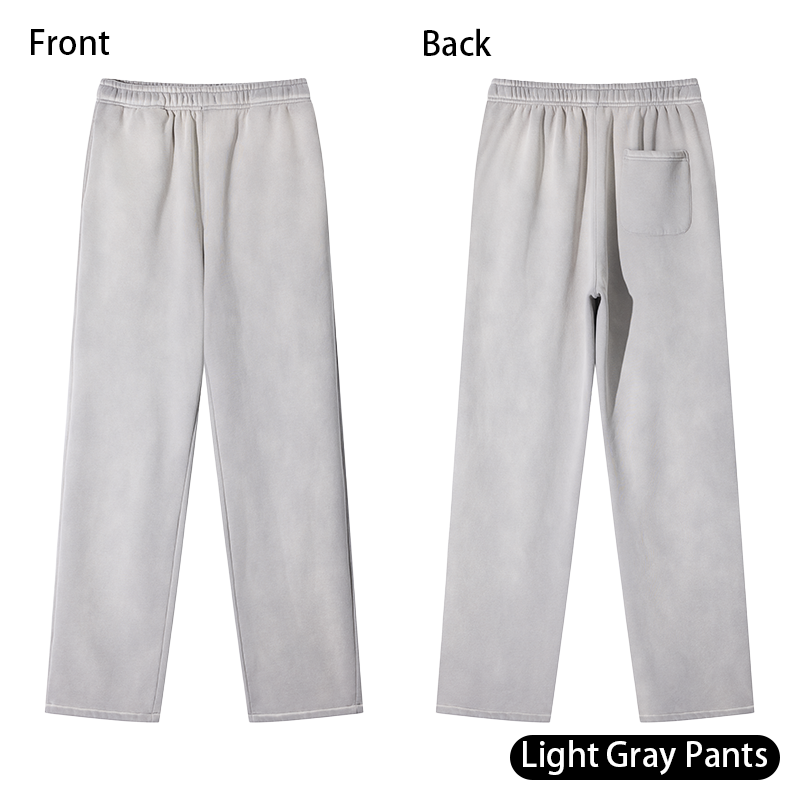 Retro Heavyweight Casual Sports Suit, 420GSM Vintage Zipper Hoodie and Sweatpants, Washed and Distressed Unisex Sportswear, Warm and Comfortable for Transitional Seasons